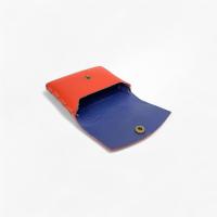 Cartera de Cuero Granulado,monedero ,tarjetera, billetera pequeña de cuero Granulado,Piel Vacuno,hecho en Italia,piel auténtico, Elegante, Ultra Ligera, Suave y Práctica,regalo para mujer - details 3