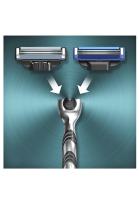 Gillette Mach3 Charcoal Maquinilla de Afeitar Hombre con 3 Hojas y Mango Ergonómico - details 4