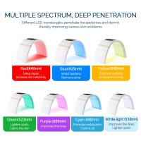 Máquina De Luz LED Para Cuidado De La Piel Con 112 Granos De Luz 7 Colores Máscara Facial Hogar SPA De Alta Energía Para Cuerpo Y Cuello - details 11
