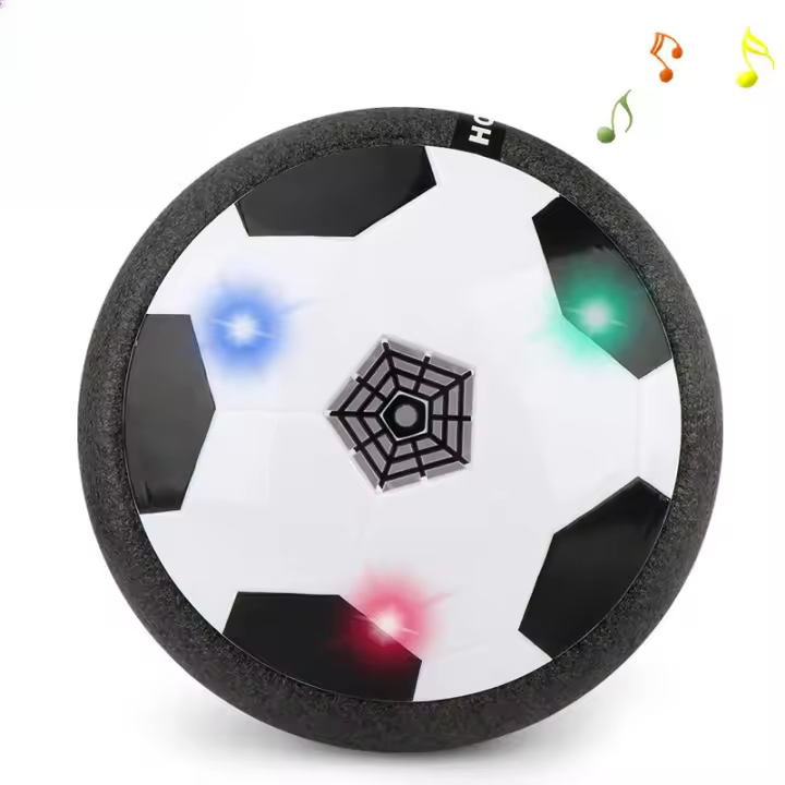 Pelota De Fútbol Eléctrica LED Con Suspensión Aerodinámica Y Amortiguador De Espuma Juguete Interactivo Para Padres E Hijos Regalo Para Niños Con Música Juego Interior - 1