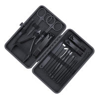 Set De Manicura Y Pedicura Profesional Con Estuche Kit De Aseo Para Uñas Para Hombres Y Mujeres Herramientas De Acero Inoxidable Para Salón - details 0