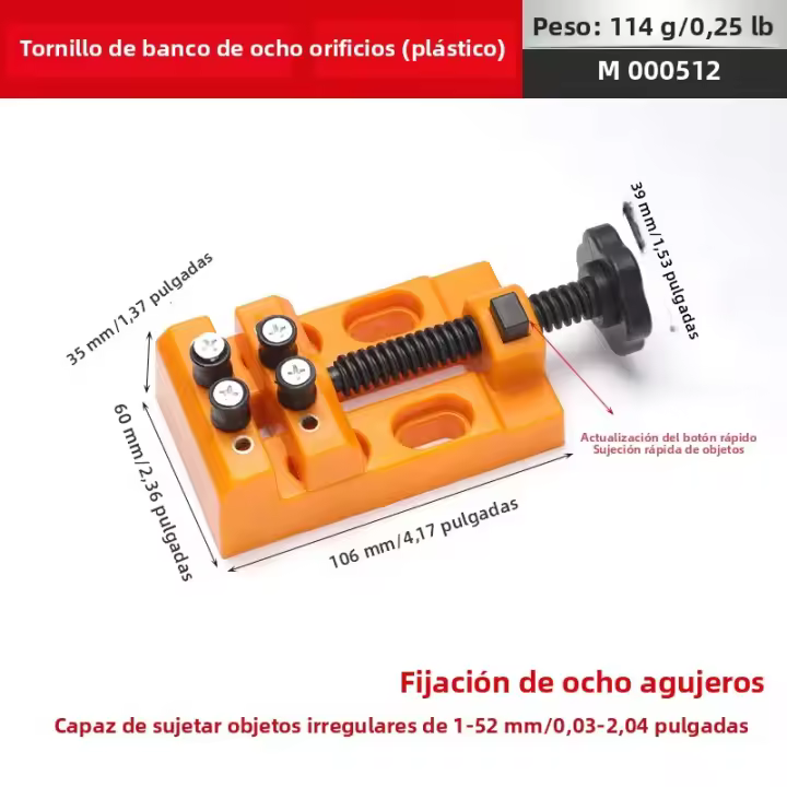 Vise De Torno Universal Mini Para Joyería Reparación De Relojes De Núcleo De Madera Herramienta Multifuncional Para Escultura Y Carpintería DIY - 1