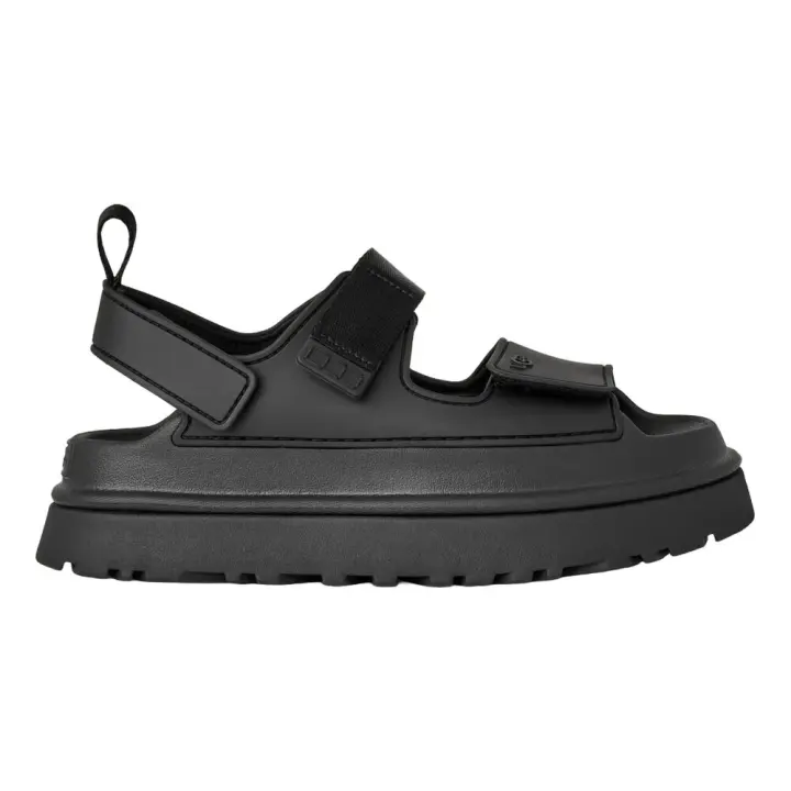 Sandalias Negras UGG GoldenGlow Black Ligeras y Ajustables - 1