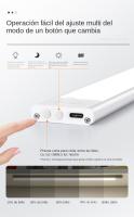 Lámpara Nocturna Con Sensor De Movimiento USB Tipo-C Luz LED De Tres Colores Para Armario De Cocina Dormitorio Iluminación Interior - details 7
