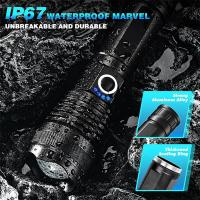 Linterna Táctica LED Fuerte Heinast Recargable Por USB Con Luz Super Larga Alcance Para Pesca Al Aire Libre Resistente Al Agua - details 3