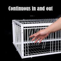 Cage Automática Para Pájaros Coche De Ratón Con Entrada Sola Sin Salida Cages De Almacenamiento Portátil De Hierro Reforzado Para Pigeons - details 16