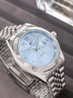 Reloj De Pulsera De Lujo Para Hombre Reloj De Fecha Casual De Acero Inoxidable Reloj De Negocios Deportivo De Lujo Relajado - details 6