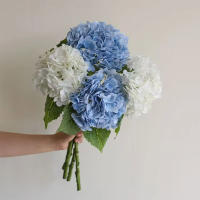 Ramo Artificial De Hiedra Euforbia Azul Toque Real Para Decoración De Bodas Arreglo Floral Interior Y Exterior - details 19
