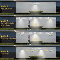 Lámpara De Pared Solar Con Control Remoto Y Sensor De Movimiento 160 LEDs Impermeable Para Iluminación Del Jardín Garage Y Atrás Del Patio - details 18