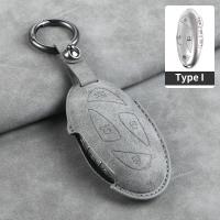 Funda De Llave De Coche En Cuero Para Hyundai Grand Prix GN7 IONIQ6 Nuovo Kona Genesis Coupe Sonata Ix35 Protector De Llavero - details 6