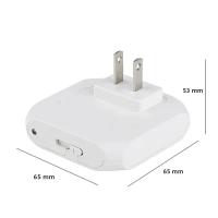 Lámpara LED Mini De Noche Plug in Dimmable Energía Ahorro Válvula Cuadrada Luz Bajo Gabinete Cocina Sala De Estar Aislar WC - details 2