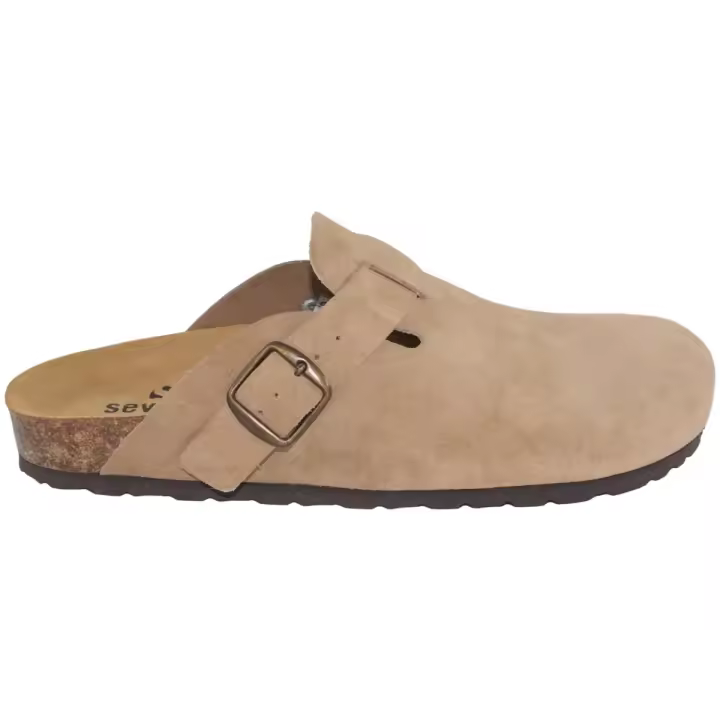 CBP Zuecos piel arena 026189ar Piel Piel Bio de Piel - 1