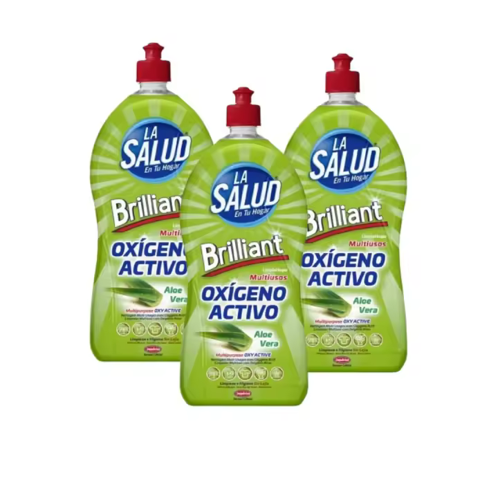 Pack 3 Unidades- La Salud  Aloe Vera Oxígeno Activo Desinfectante Natural - 1