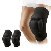 Protector De Rodilla Deportivo Elástico Y Grueso Para Protección Contra Colisiones Tamaño S M L XL Negro Para Baloncesto Y Voleibol - details 0
