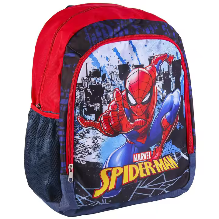 Mochila Spiderman Marvel 41cm. Mochila ergonómica con amplio espacio. Diseño resistente y versátil para llevar tus pertenencias con estilo. - 1
