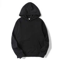 Sudadera De Capucha Negra Unisex Otoño Manga Larga Casual Con Bolsillos Deportiva Suelta Para Hombres Y Mujeres - details 2