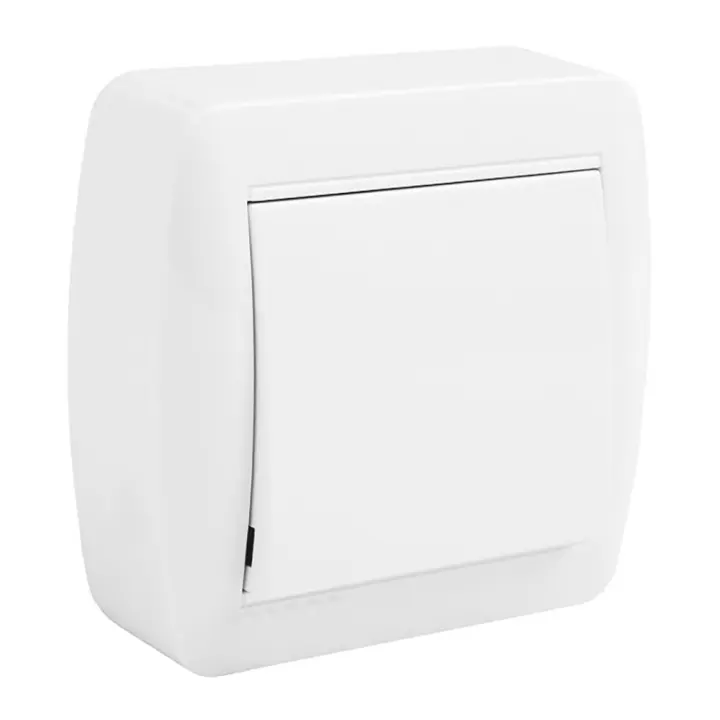 Interruptor Bipolar Superficie Mural 74x72x28mm Blanco Solera - 1