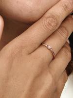 Pandora - Anillo Corazón Radiante - Baño de Oro Rosa de 14K - details 2