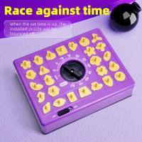 Juego De Rompecabezas Educativo Para Niños Con Tiempo Juego Interactivo De Educación Temprana Tablero De Rompecabezas Para Juguete De Enfocación - details 0