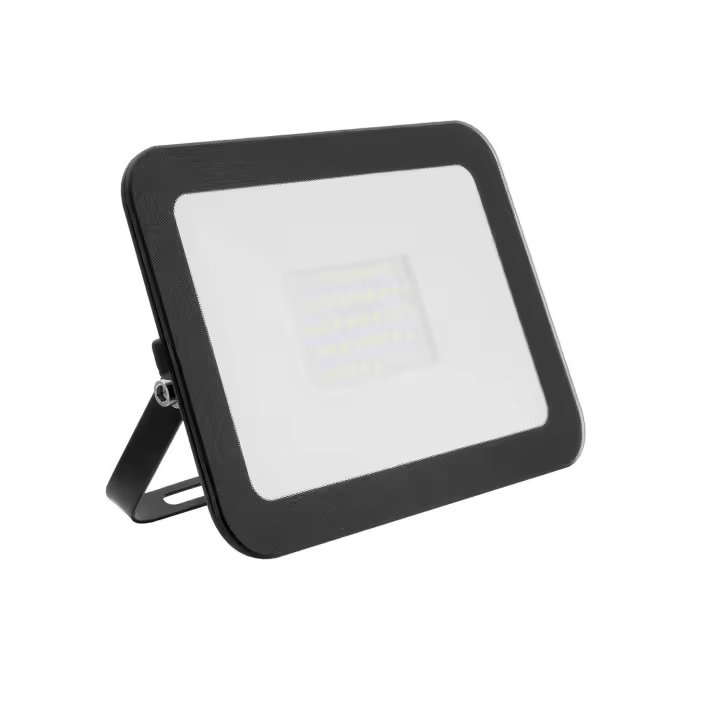 Ledkia Foco Proyector LED 30W 120lm/W IP65 Slim Cristal Negro - 1