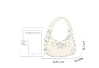 Bolso De Hombro Para Mujer Frenchbag Estilo Chic De Este Año Material PU Con Hebilla Personalizada De Estrella Bolso Baguette - details 1