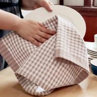 Toallas De Té De Algodón Tres Enlaces Paños De Cocina Y Baño Toallas De Mano Tejidas Al Estilo Tela Para El Hogar Pack De 3 - details 20