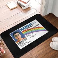 Alfombra Antideslizante Super Absorbente Para Entrada De Hogar Alfombrilla De Puerta Con Diseño De Licencia De Conducir McLovin Para Baño Cocina Exterior - details 3