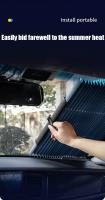 Parasol Retráctil Para Coche Universal Protección Solar Visera Protectora De UV Para Ventanas Frontales Y Traseras Accesorio De Coche - details 3