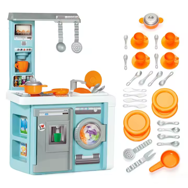 MOLTO Cocina Infantil Molto Kitchen - Azul + Set acc. cocina - 1