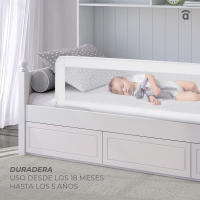 Asalvo Barrera de Cama Nido o Estándar 2-1 de 150cm  Conejito Tippi  - Abatible, con Correas de Seguridad, Tejido Lavable y Bolsa de Transporte - details 1