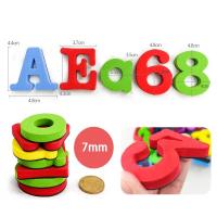 Juego De Letras Y Números Magnéticos Para Nevera Alfabeto ABC Y Cuentas 123 En Plástico Educativo Para Preescolar Aprendizaje Uso En Nevera - details 10