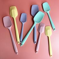 Cuchara De Silicona Para Hornear Espátula De Cocina Antideslizante Para Mantequilla Pasteles Batidos Salsas Herramientas De Cocinar - details 4