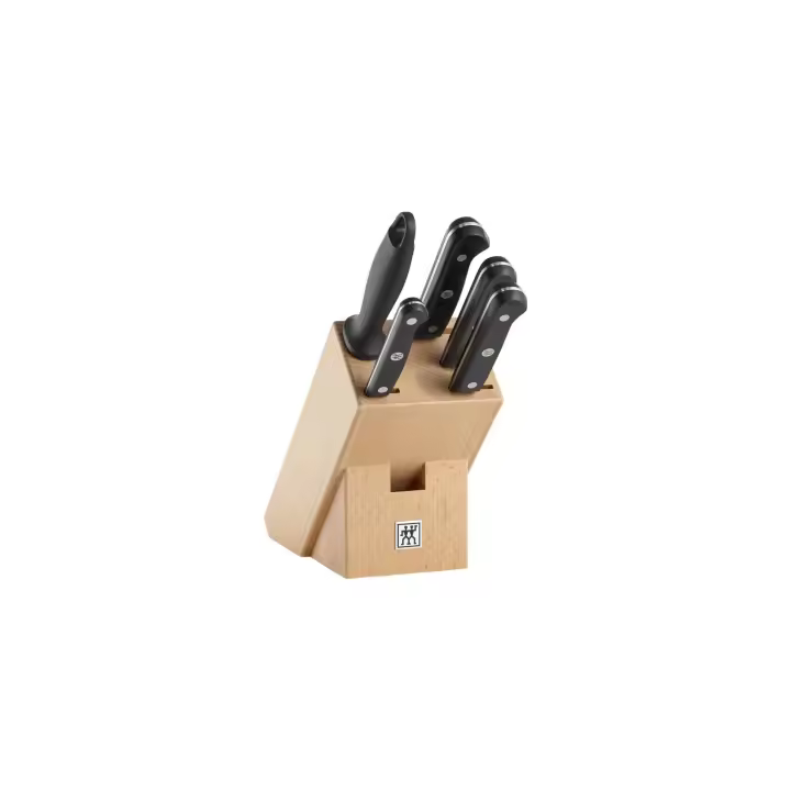 Zwilling Juego de cuchillos Gourmet 6 piezas, acero inoxidable, plata/negro, 48 x 38 x 28 cm - 1