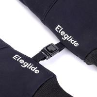 Guantes Térmicos de Invierno - Talla L, Negro, Nylon Resistente, Recubrimiento Impermeable, Compatibles con Pantalla Táctil para Seis Dedos, Hebilla a Presión - details 0