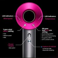 Secador De Pelo Profesional “super Hair Dryer” De Nueva Generación 1600w (5 In 1 Versión Completa) Arzopa Rosa - details 6