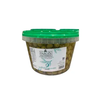 CUBO PLÁSTICO 4500 GRAMOS ACEITUNA SIN HUESO SABOR ANCHOA PALACIOS GUTIERREZ I PALACIOS GUTIERREZ - 1