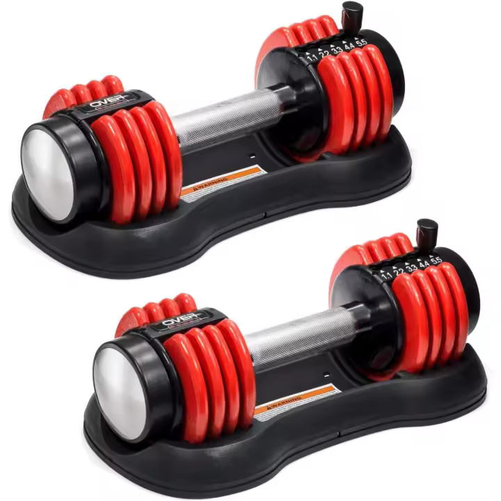 Mancuernas Ajustables para Gimnasio o Hacer Deporte en Casa - Pesas con Discos Regulables para musculación para Hombre y Mujer- Pesas Ajustables - 1