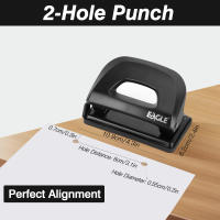 Pulverizador De Papel Eagle 2 Agujeros Capacidad De 12 Hojas Con Contenedor De Residuos Guías Ajustables Para Escuela Y Oficina - details 3