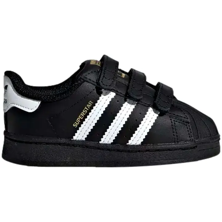 Zapatillas Adidas Superstar para bebe en color negro - 1