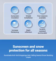 Protector De Parabrisas Para Coche Extra Grande Cubierta Anticongelante Antisalpicaduras Protectora Contra La Nieve El Hielo La Polvo Y El Sol Accesorios Para Automóvil - details 9
