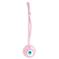 Lucky Eye Glass Drop Aceite Turco Mal De Ojo Colgante De Corazón De Mano De Fatima Para Puerta De Cuerda Tejida Joyería Para Hombres Y Mujeres Llavero De Moda - details 28