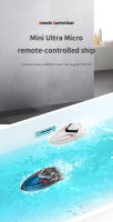 Mini Barco RC De Mano 2.4G Control Remoto Resistente Al Agua Para Niños Juegos De Agua Eléctricos Regalo Para Chicos Tamaño Compacto - details 0