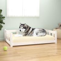 vidaXL Cama para perros 105,5x75,5x28 cm Color Natural,  Blanco, y mas - details 1