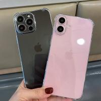 Funda Transparente Anticaída Para iPhone 16 pro Max 16 plus Con Air Bag Protección Antichoque Resistente a Golpes Y Arañazos - details 2