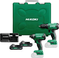 Set Taladro Atornillador DV18DA + Atornillador de Impacto WH18DA 18V. KC18DAWCZ Hikoki - details 3