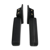 Kit De Asiento Trasero Y Estuche Plegable Para Motocicleta Para Yamaha Con Apoyabrazos ABS Plástico Resistente Color Negro - details 5