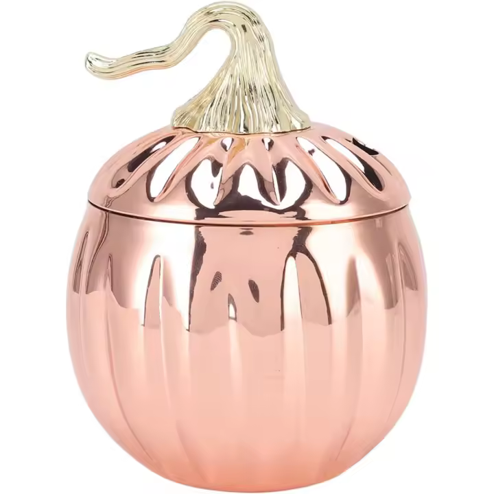 Copa de vino sin Tallo, Copa de vino de Maple inoxidable with shape de calabaza, Copa de vino de Oro Rosa - 1
