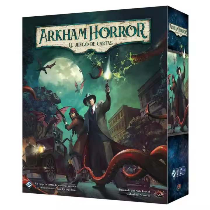 Juego de Mesa Arkham Horror Ed. Revisada PEGI 14 Investigadores y Misterios Arcanos - 1