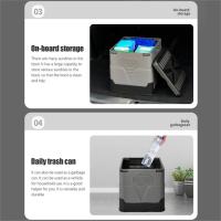 Folding Toilet Portable Collapsible Anti-Odor Car Toilet for Adult Self-Driving Travel Camping Emergency Toilet  Multifunctional Storage Box - details 9
