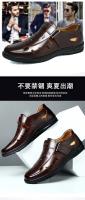 Sandalias De Verano Para Hombre En Cuero Genuino Transpirables Casuales Con Cierre Slip on Antideslizantes Hechas a Mano Sandalias Gladiador - details 6